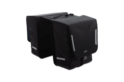 Seitentasche CITY 15 Classic Double Schwarz