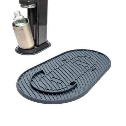 Mixcover Silicone Drip Mat for SodaStream Duo Gray